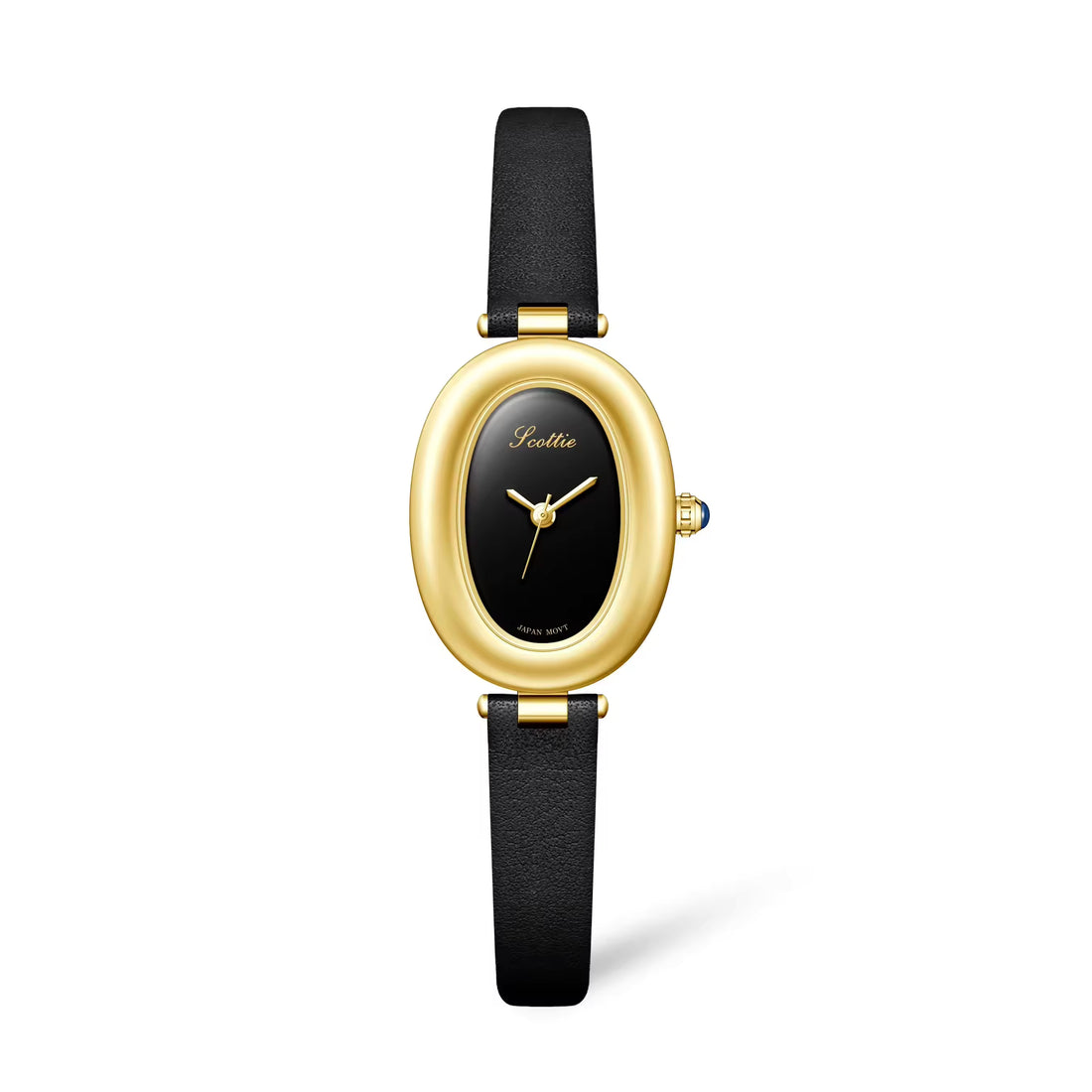 Classic Leather Oval Watch