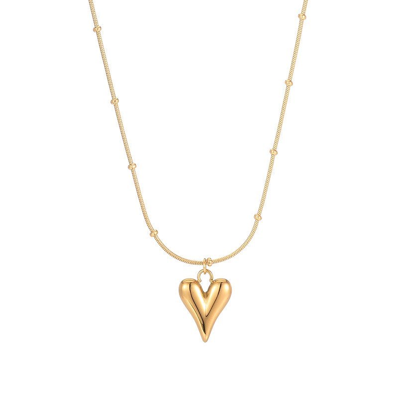 Golden Aura Heart Pendant